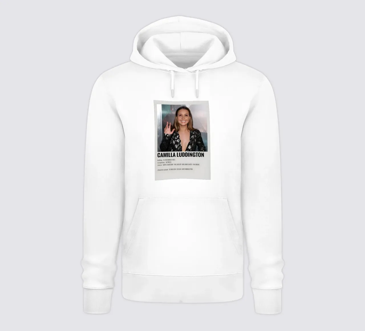 CAMILLA LUDDINGTON felpa con cappuccio da MVFminimalist