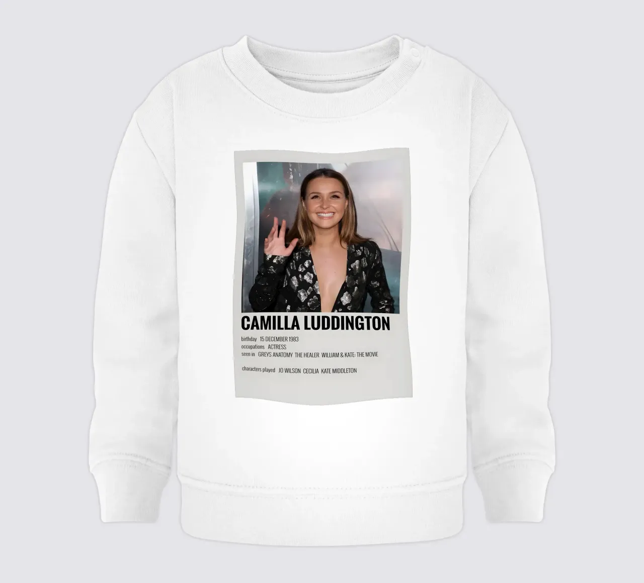 CAMILLA LUDDINGTON felpa neonato da MVFminimalist