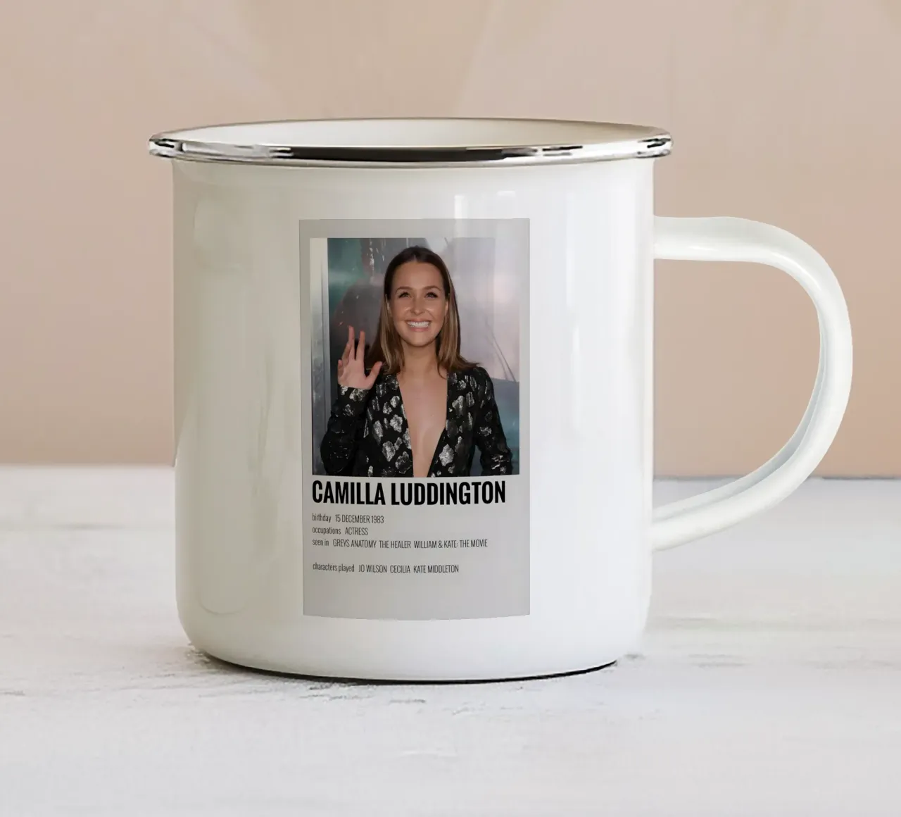 CAMILLA LUDDINGTON tazza in smalto da MVFminimalist