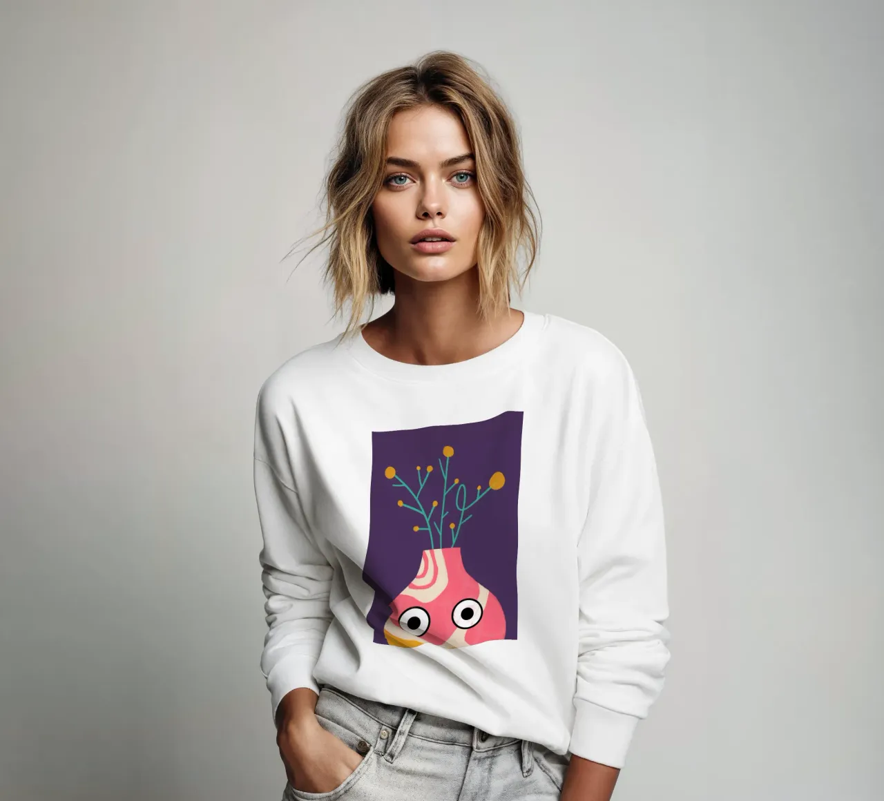 Curious Vase felpa da Doozal