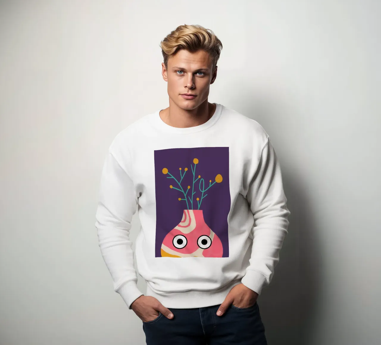 Curious Vase felpa da Doozal