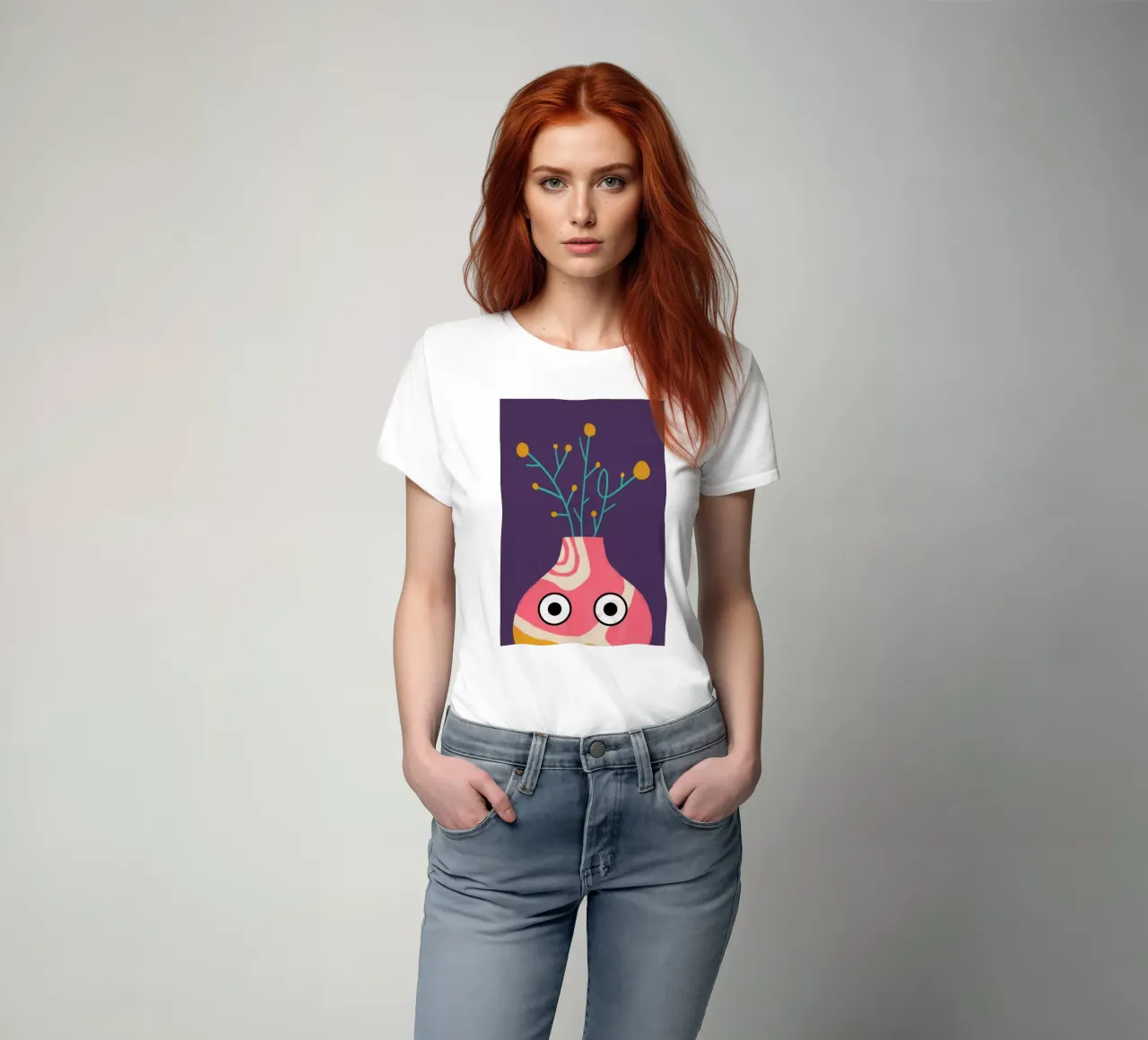 Curious Vase t-shirt da Doozal