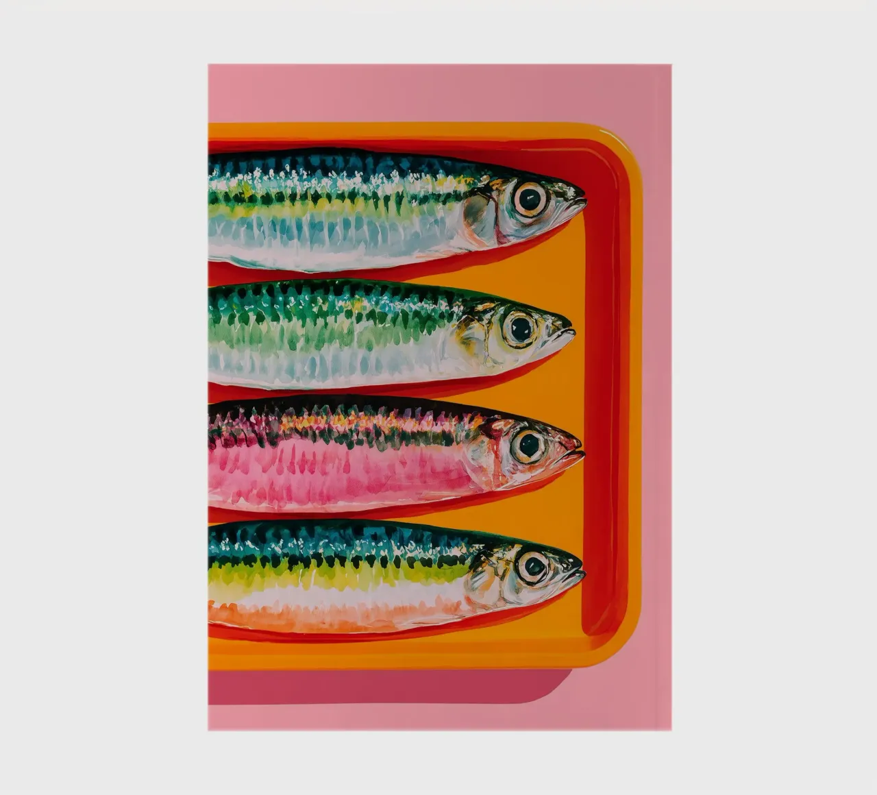 Sardine artistiche in fila diario da Spice & Style