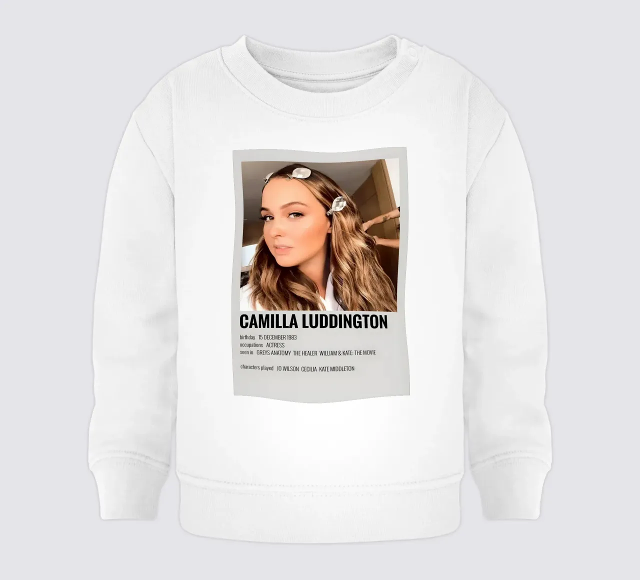 CAMILLA LUDDINGTON felpa neonato da MVFminimalist