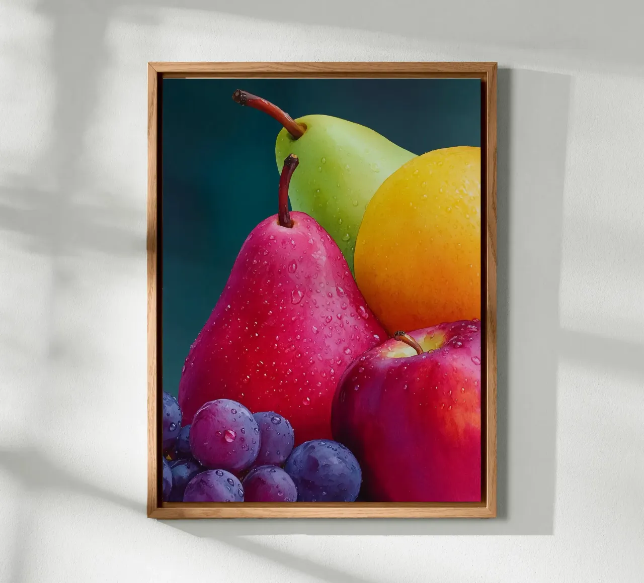 Primo piano di frutta fresca alluminio dibond da Spice & Style