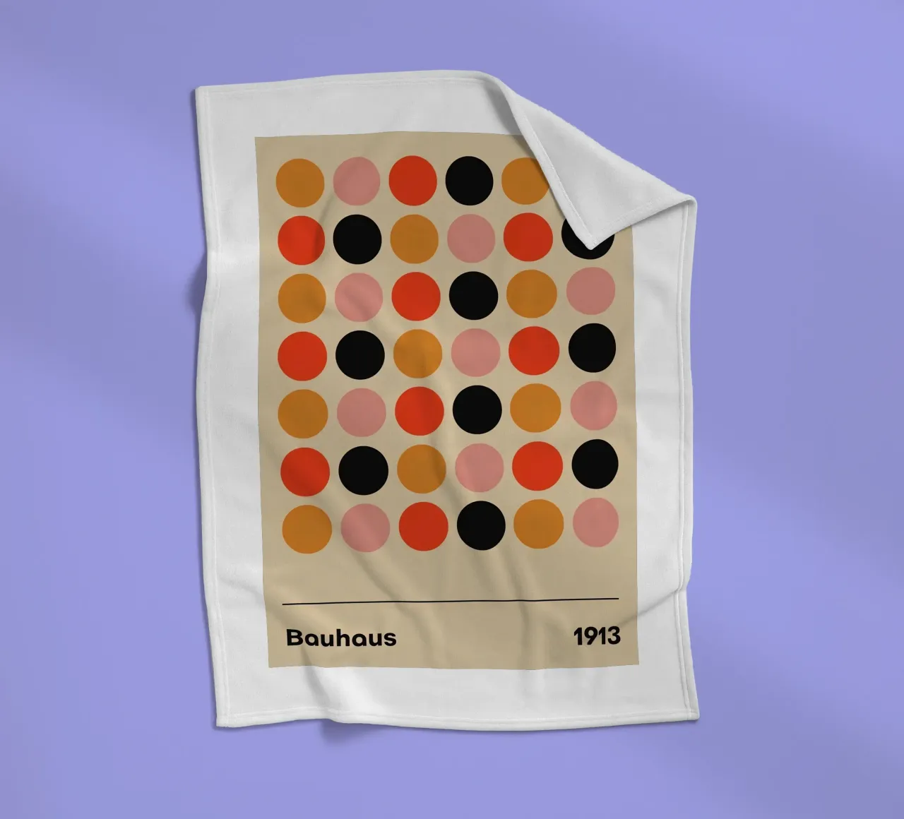 Bauhaus fleecedeken van Brooke