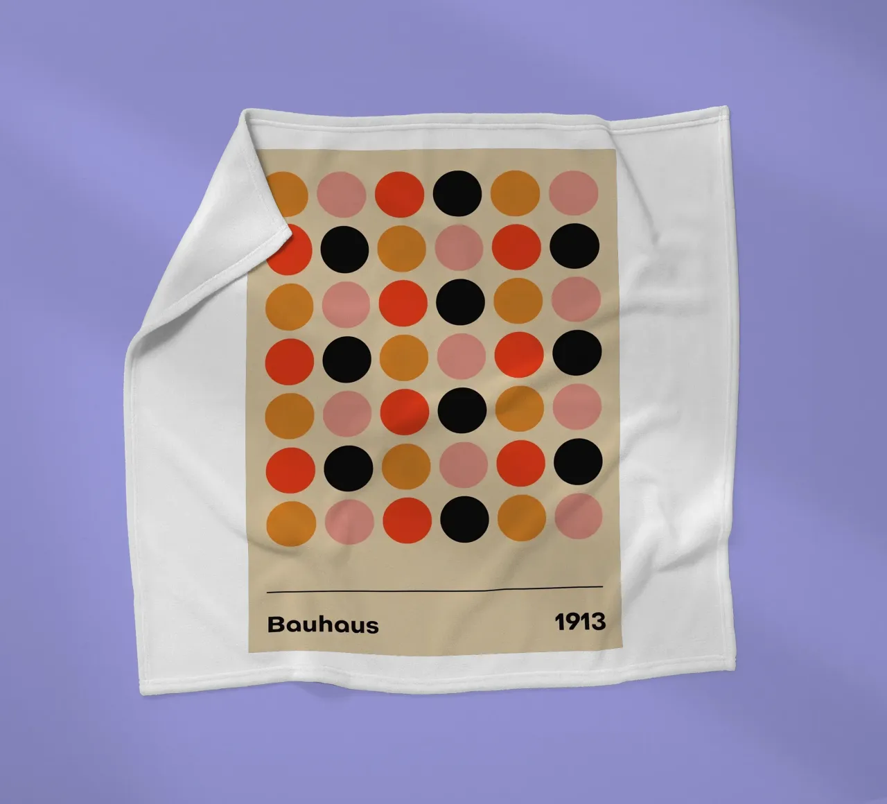 Bauhaus fleecedeken van Brooke