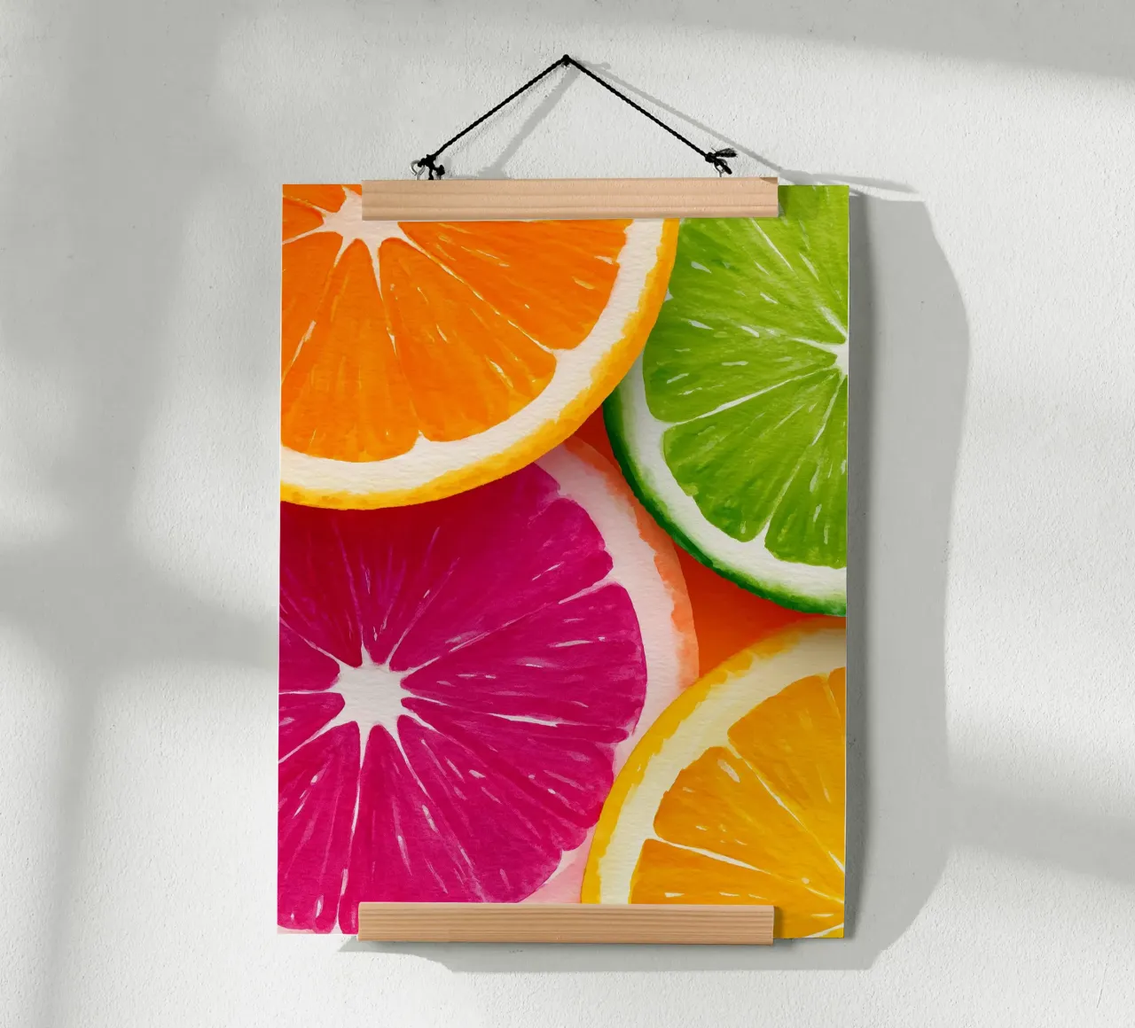Fette luminose di agrumi poster da Spice & Style