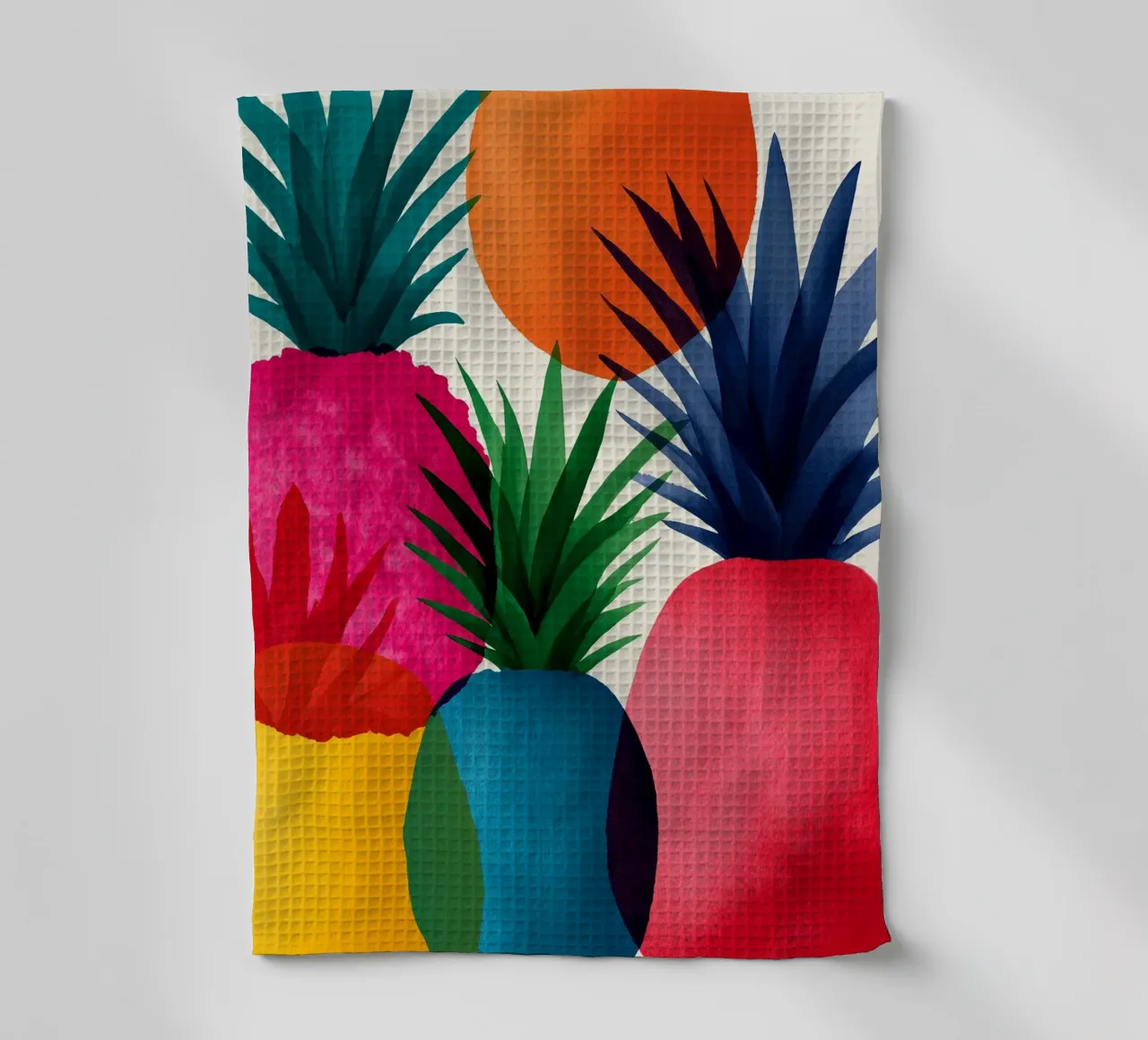 Ananas pop e colorati canovaccio da cucina da Spice & Style