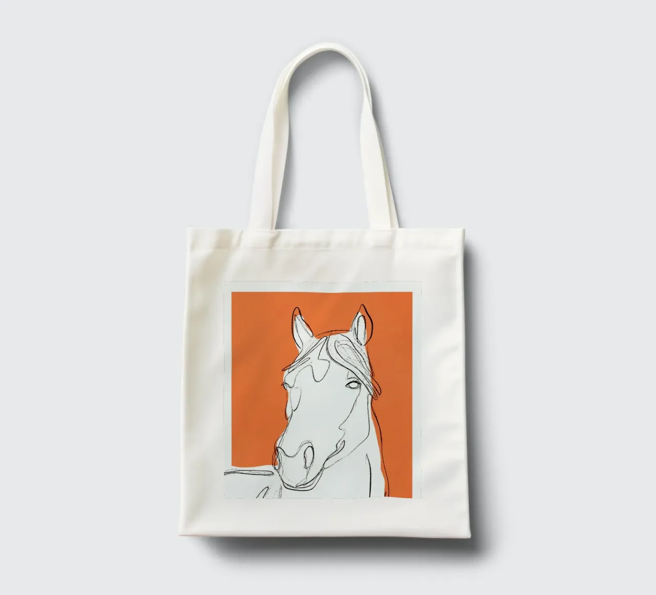 Horse borsa in juta da treechild