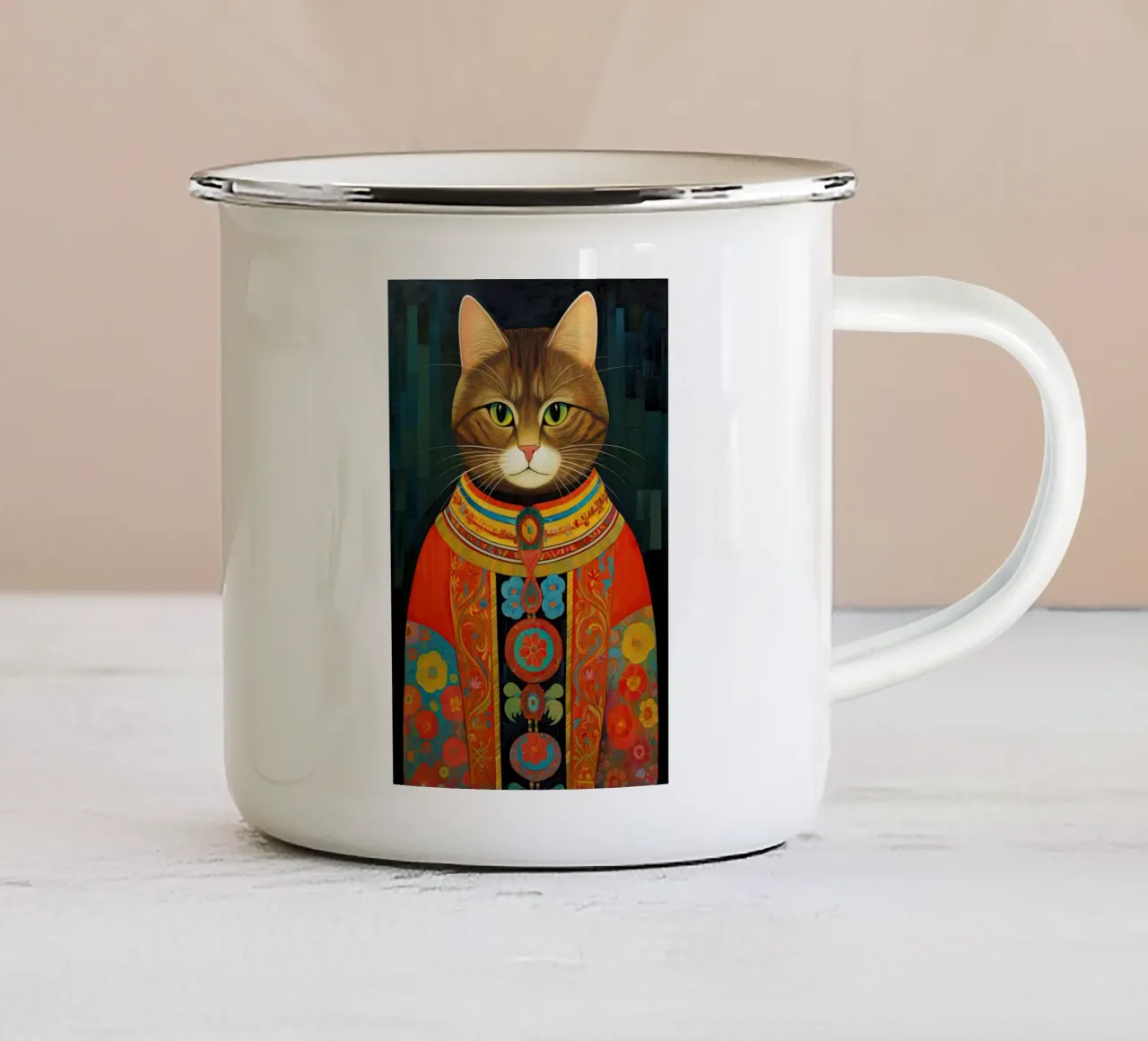 Arte da parete di Imagine tazza in smalto da Imagine