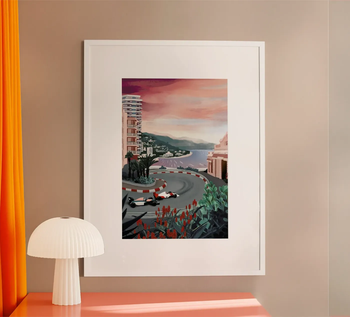Monaco poster van Goed Blauw