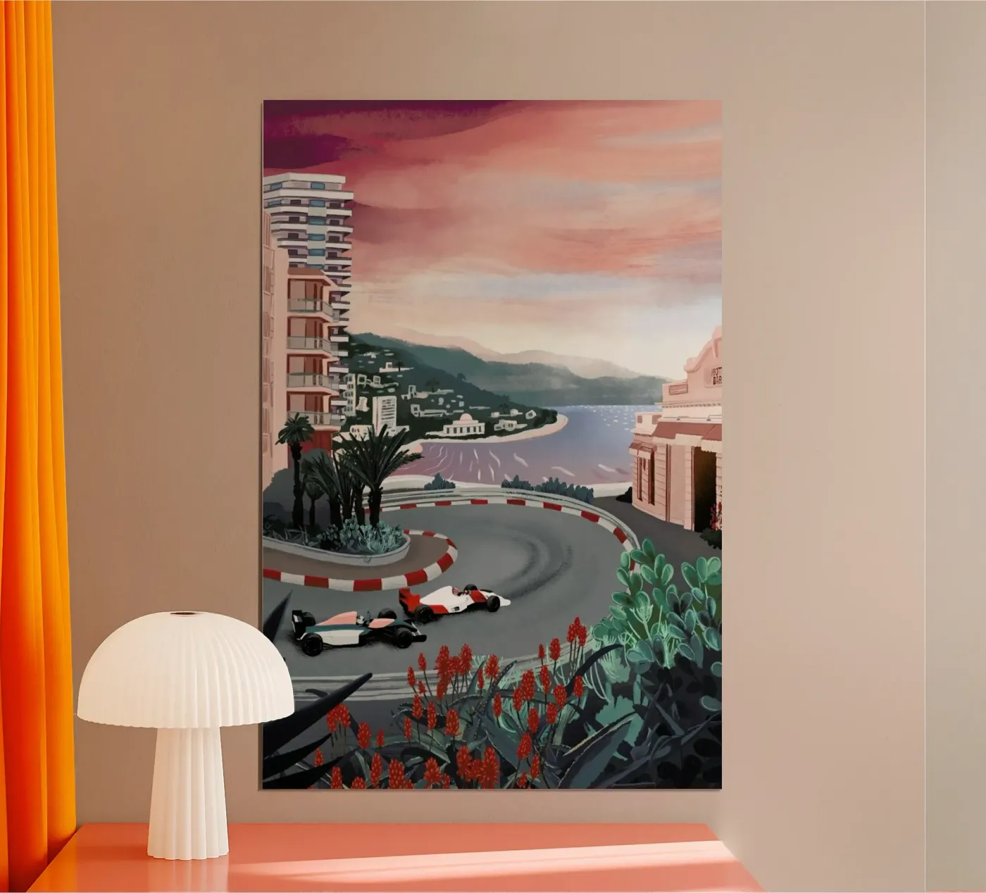 Monaco poster van Goed Blauw