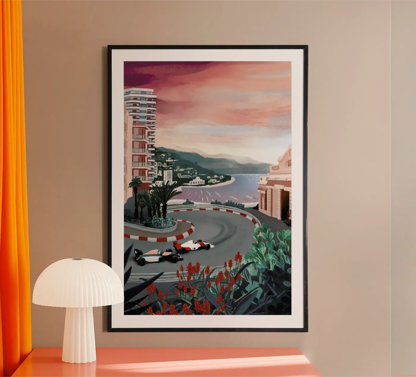 Monaco poster van Goed Blauw