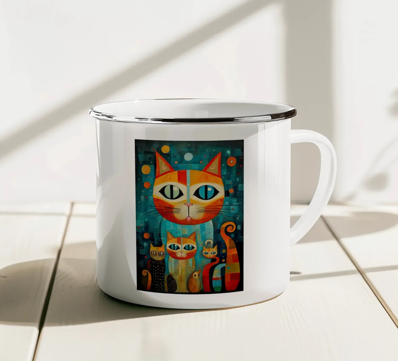Arte da parete di Imagine tazza in smalto da Imagine