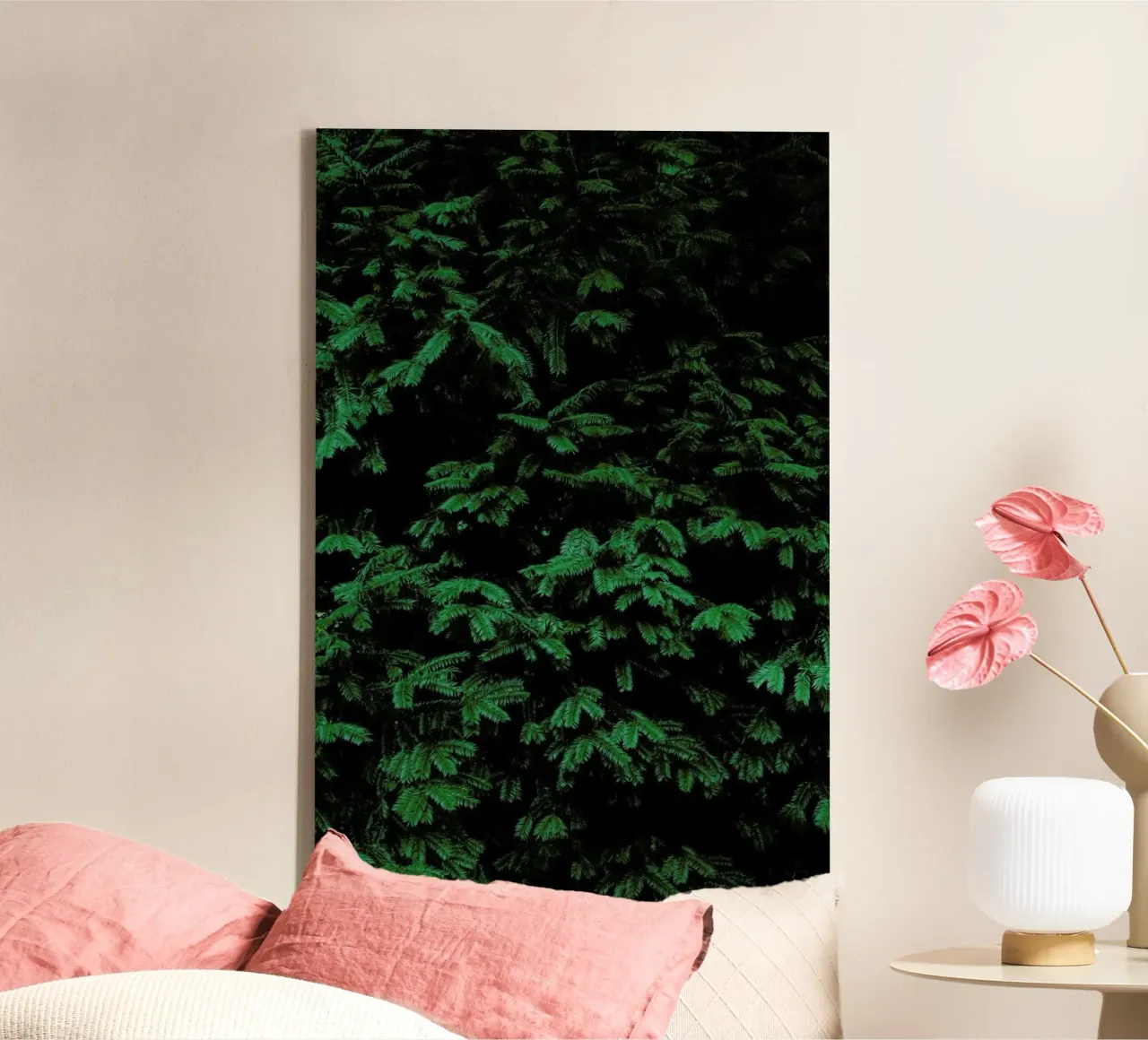 Coniferous Shrub tela con Cornice a cassetta da Sebastian Hilgetag