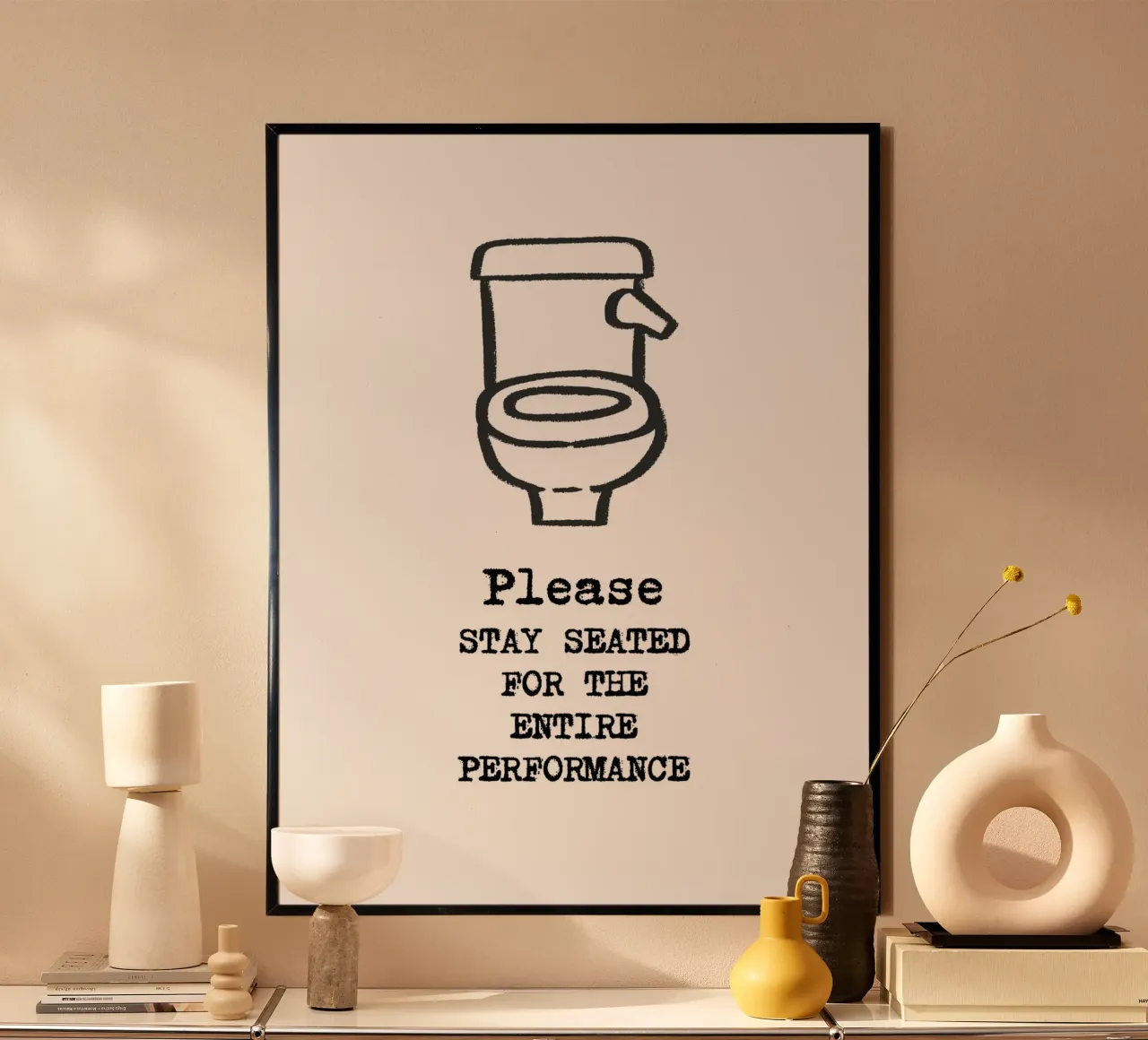 Si prega di rimanere seduti per tutta la durata dello spettacolo. carta hahnemühle da ArtDesign by KBK