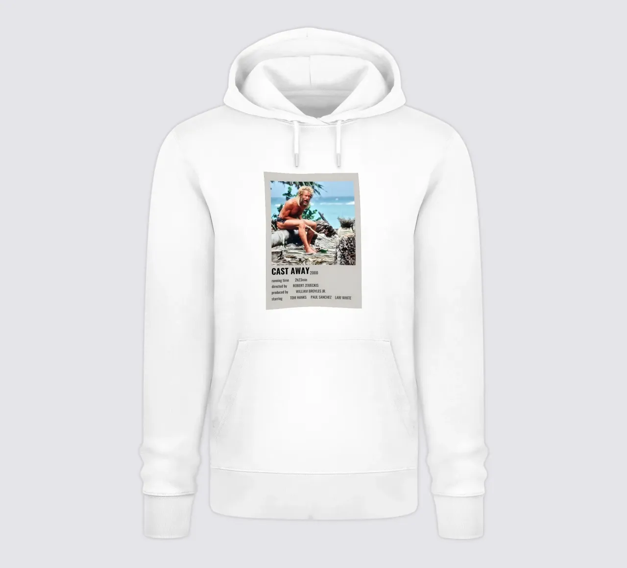 CAST AWAY 2000 felpa con cappuccio da MVFminimalist
