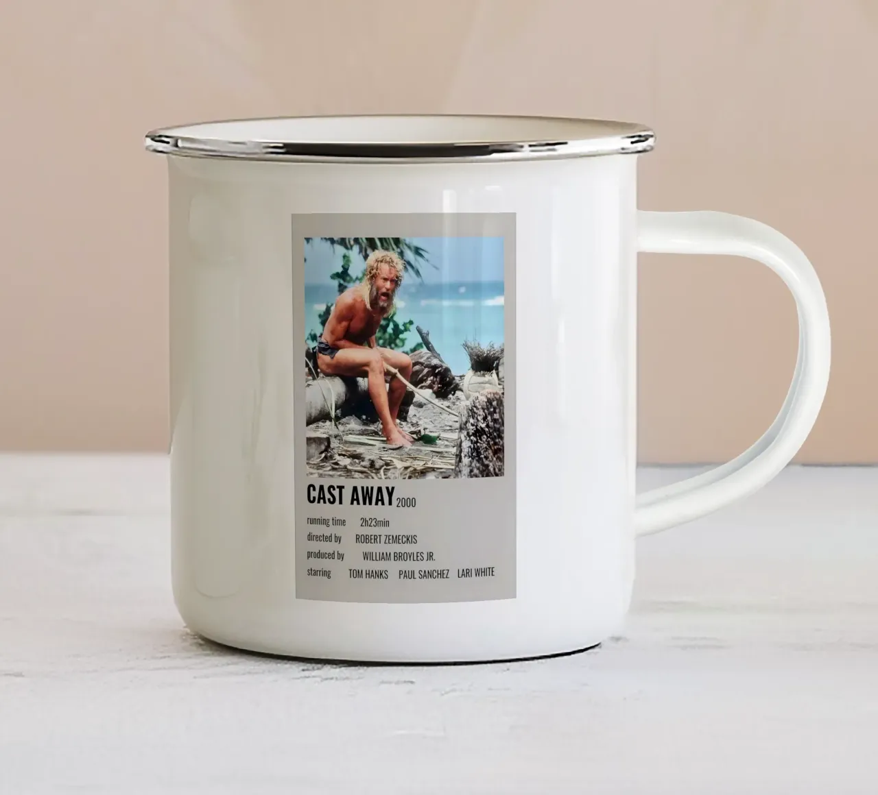 CAST AWAY 2000 tazza in smalto da MVFminimalist