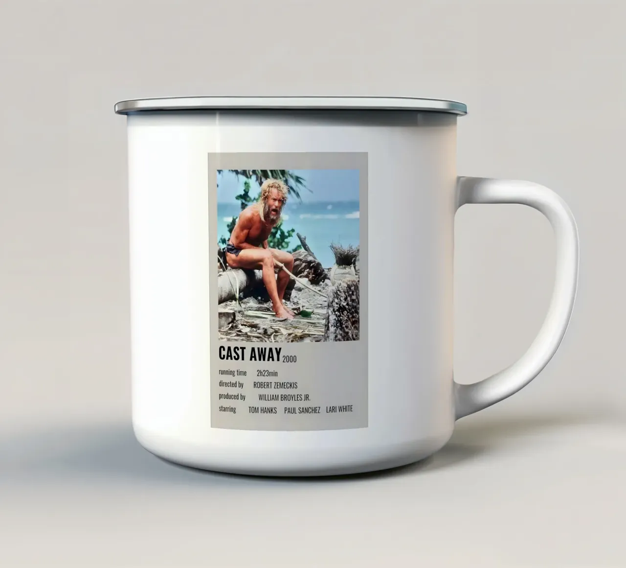 CAST AWAY 2000 tazza in smalto da MVFminimalist