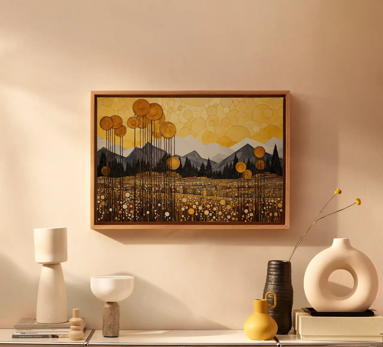 Wall-art by Imagine canvas with Floater frame by Imagine