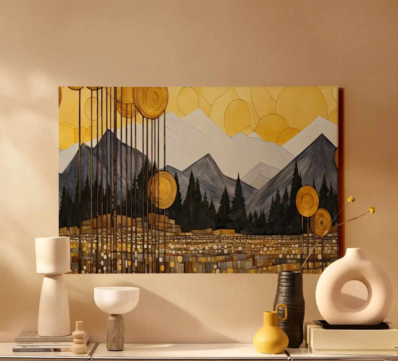 Wall-art by Imagine canvas with Floater frame by Imagine
