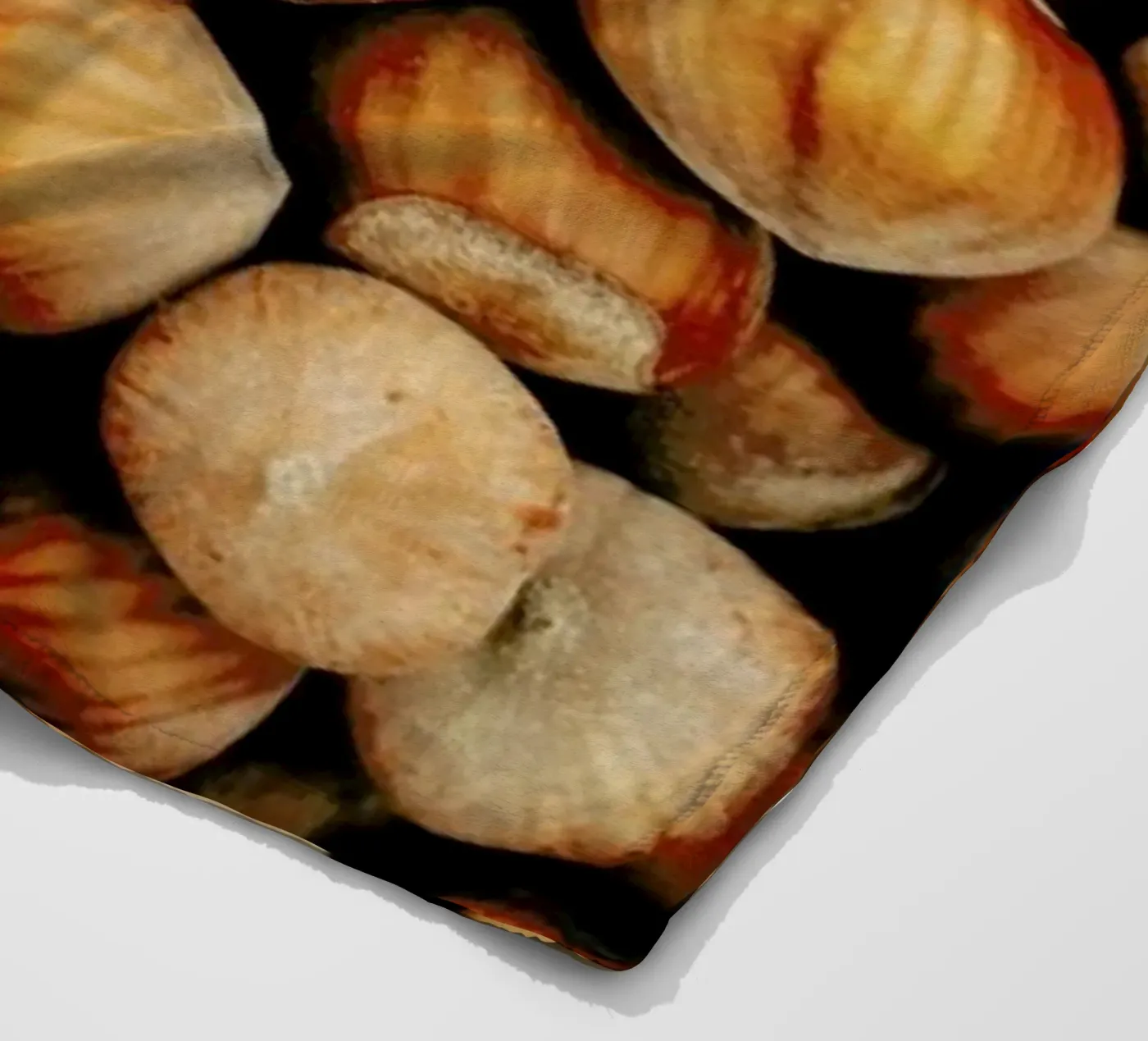 Hazelnuts fleece blanket by Sebastian Hilgetag