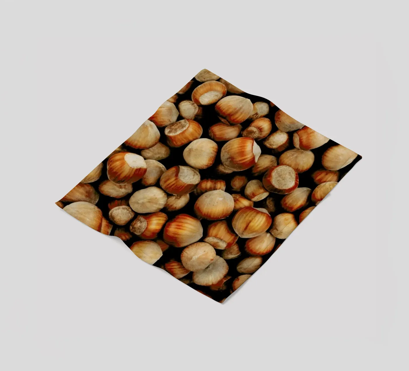Hazelnuts fleece blanket by Sebastian Hilgetag