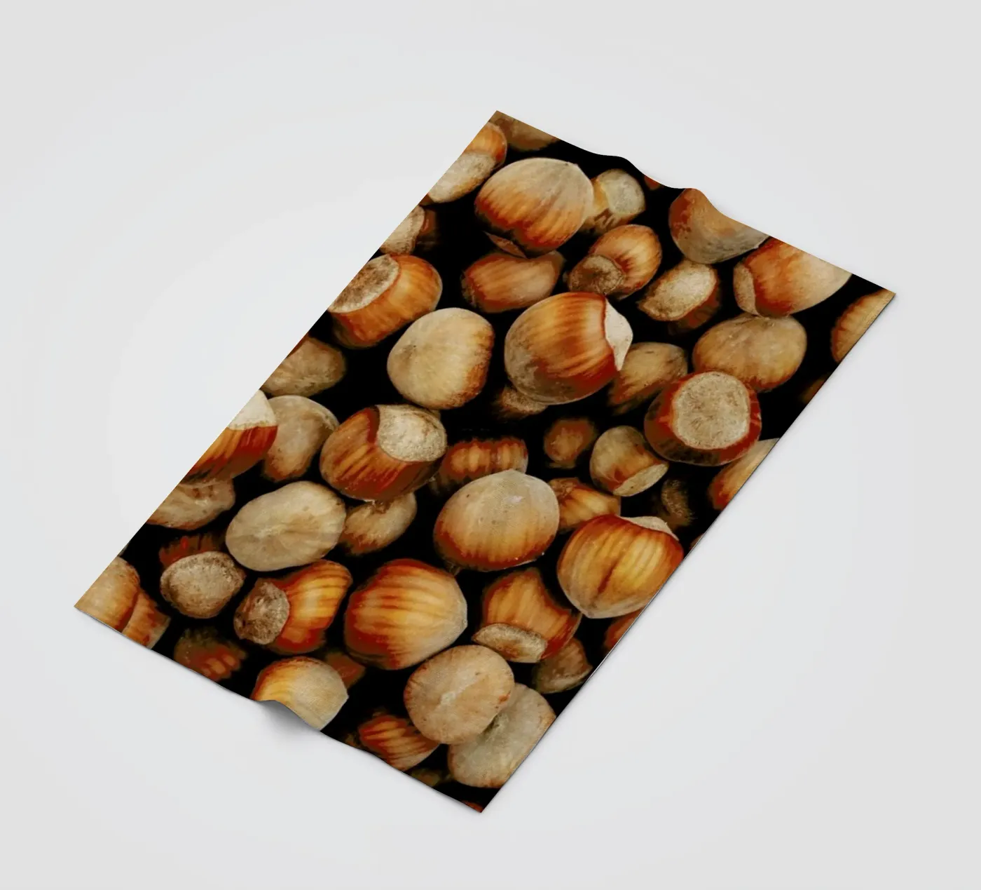 Hazelnuts fleece blanket by Sebastian Hilgetag