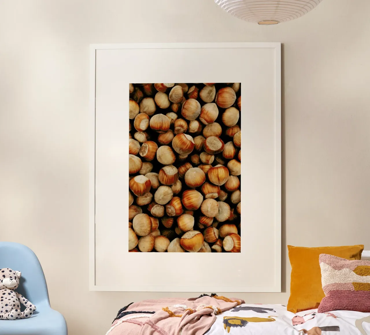 Hazelnuts poster by Sebastian Hilgetag
