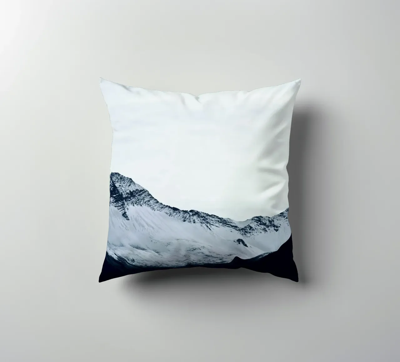 Iceland Black Mountain decorative cushion by KISSA STUDIO