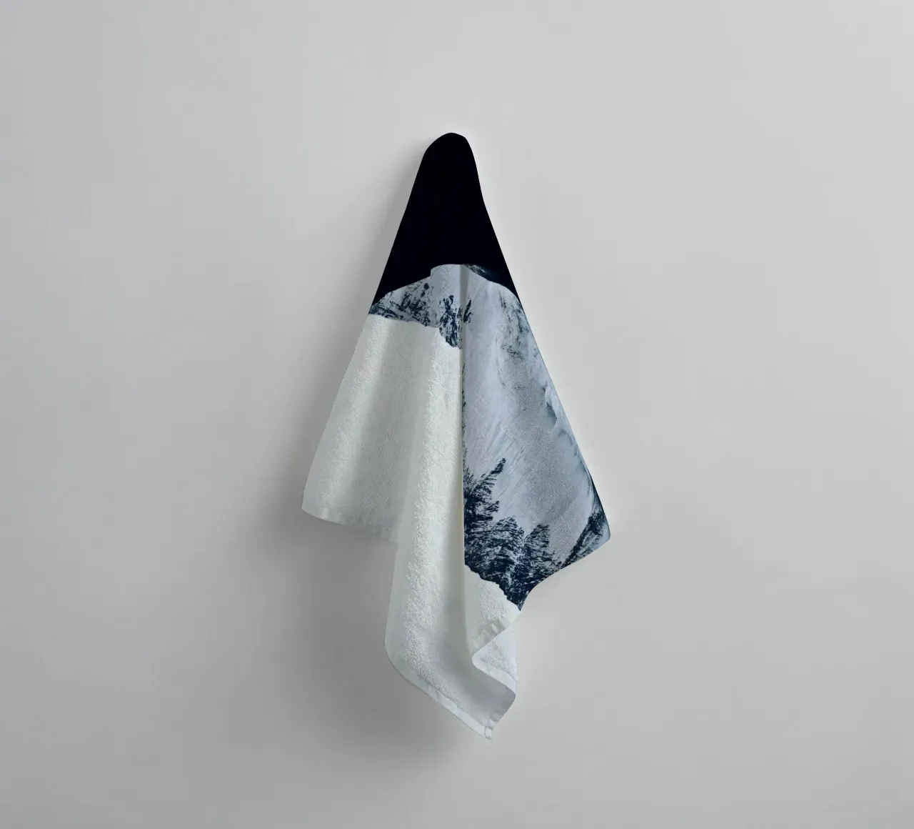 Iceland Black Mountain towel by KISSA STUDIO