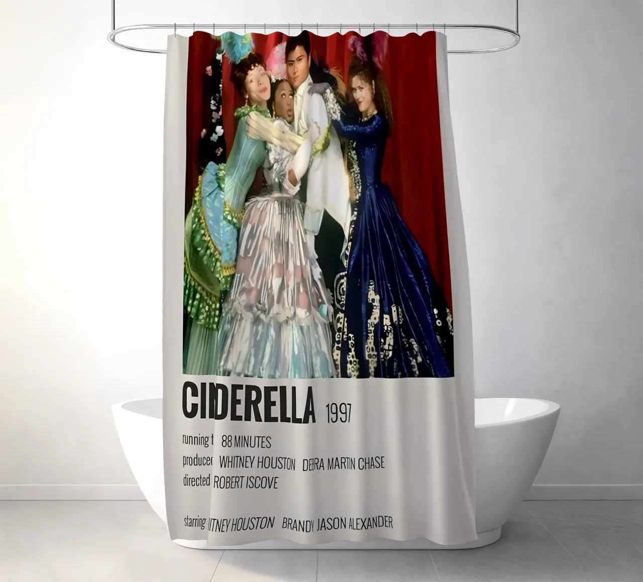 CINDERELLA 1997 Duschvorhang von MVFminimalist
