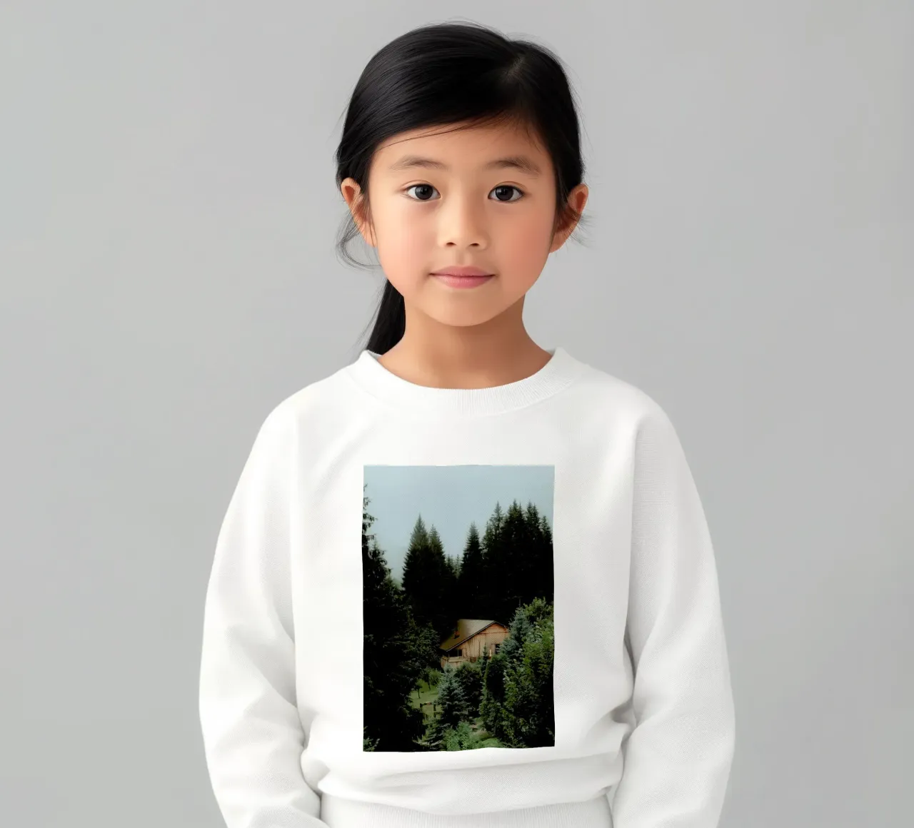 The Cabin In The Forest felpa bambino da Sebastian Hilgetag