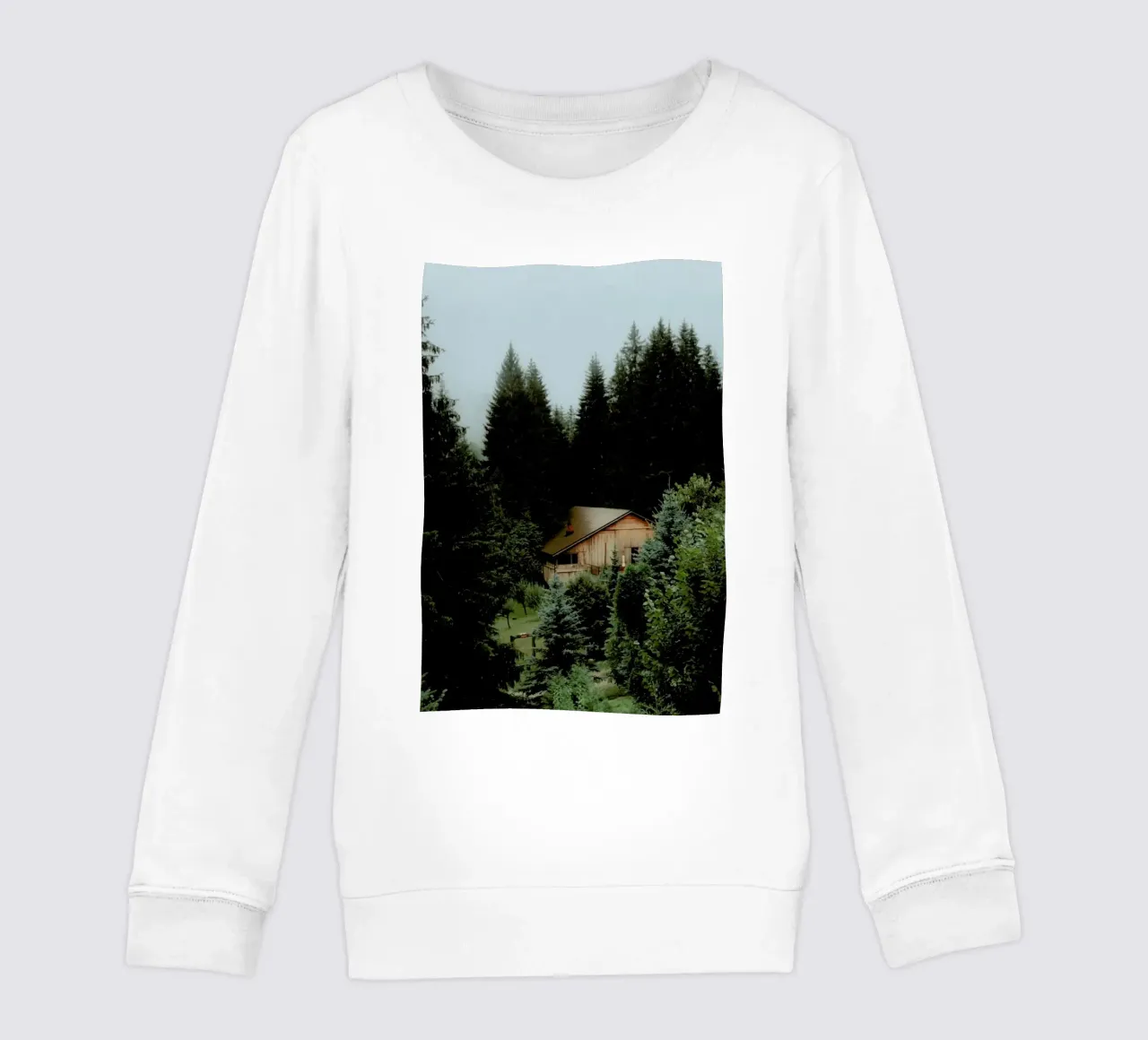 The Cabin In The Forest felpa bambino da Sebastian Hilgetag