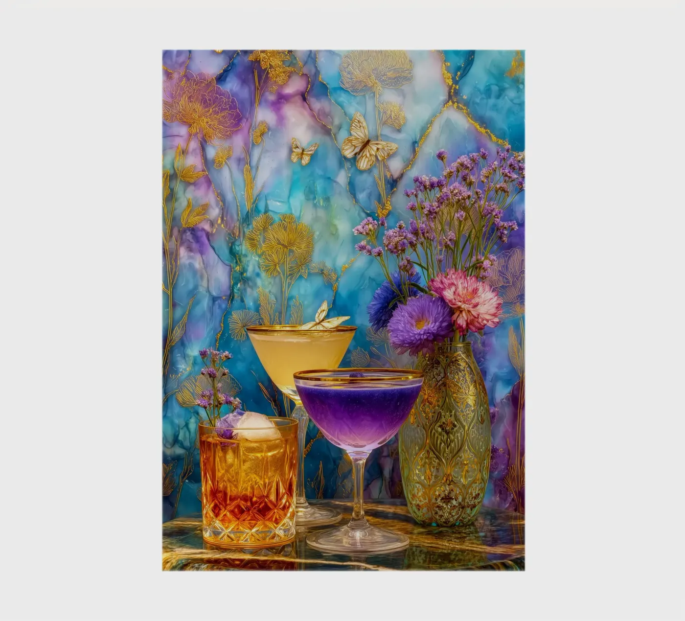 Summer drinks notebook by Justyna Jaszke JBJart