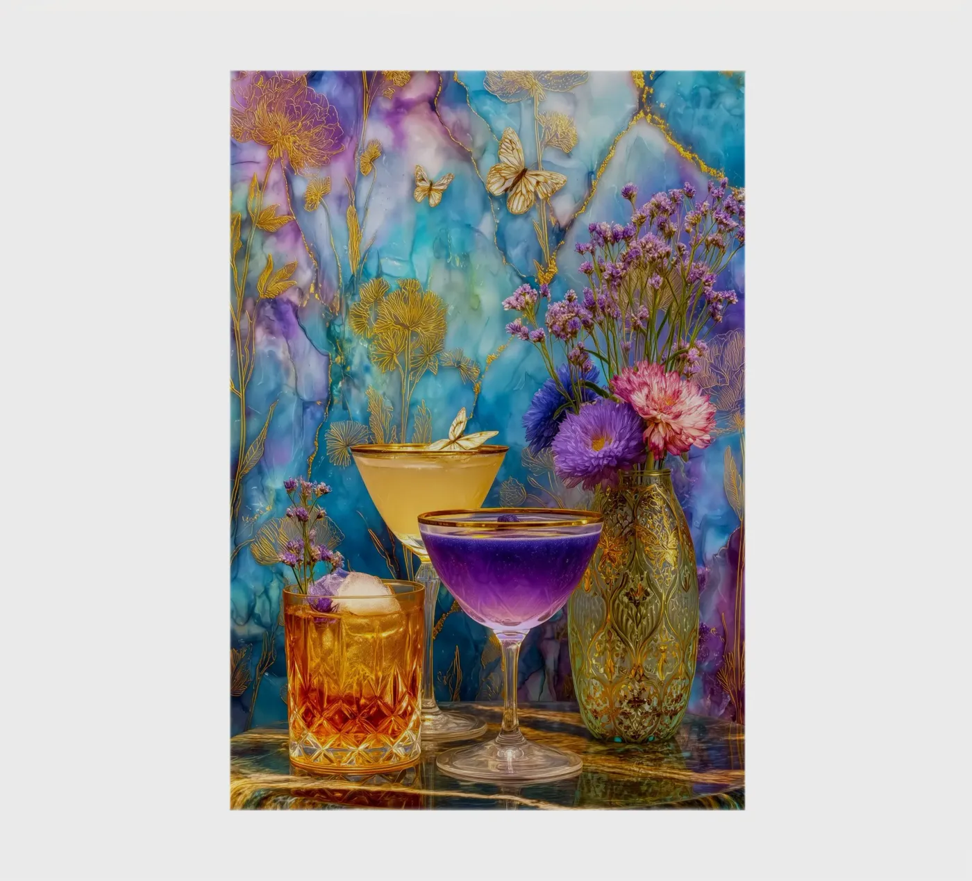 Summer drinks notebook by Justyna Jaszke JBJart