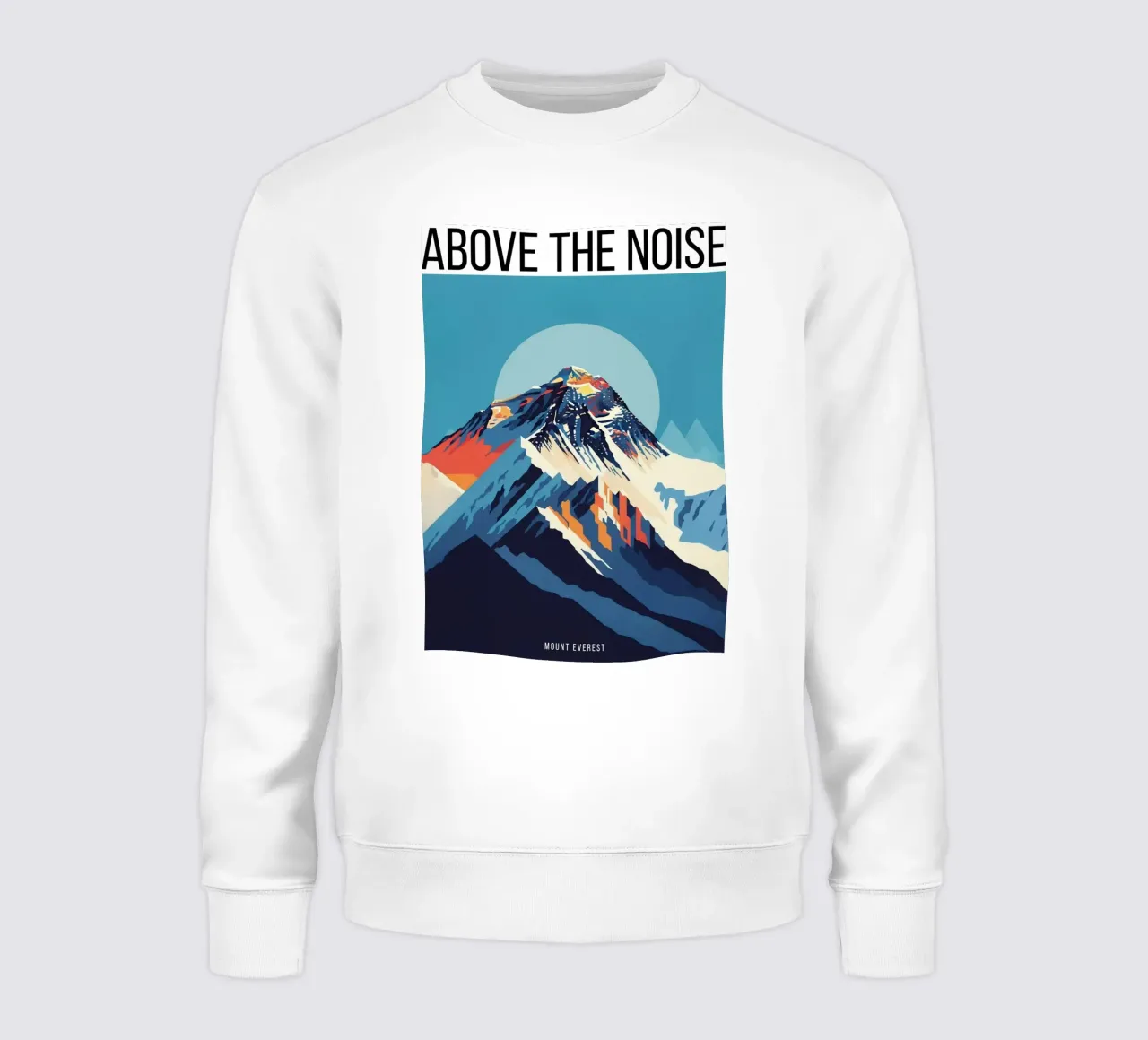 ABOVE THE NOISE - MOUNT EVEREST felpa da ZEN VACATION