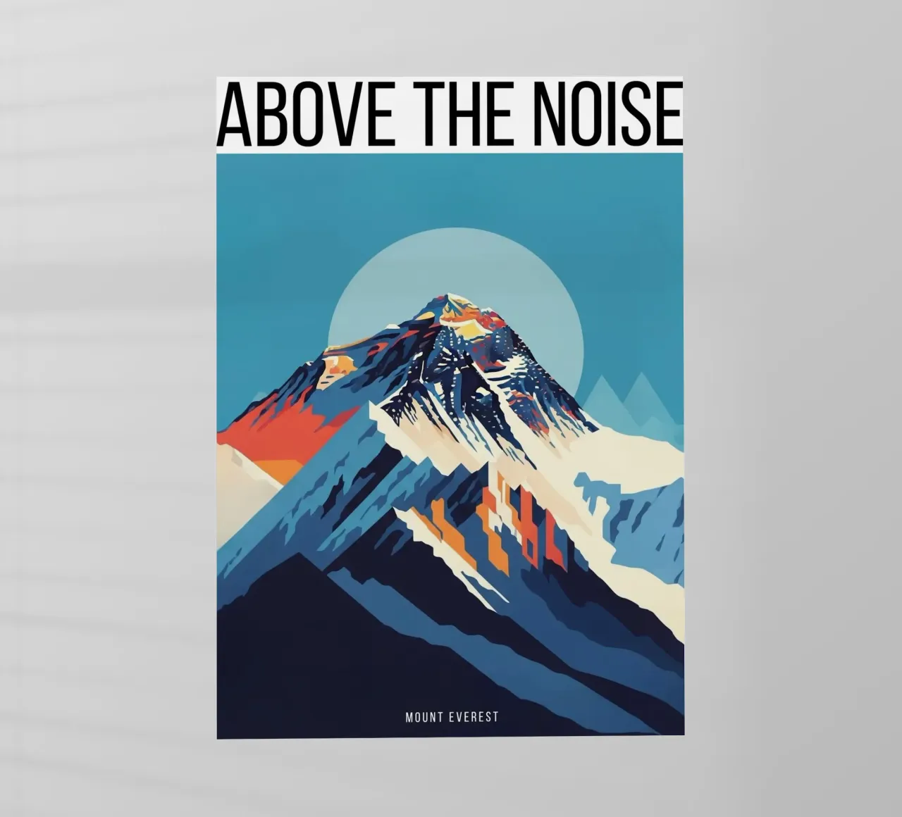 ABOVE THE NOISE - MOUNT EVEREST pellicola backlit da ZEN VACATION