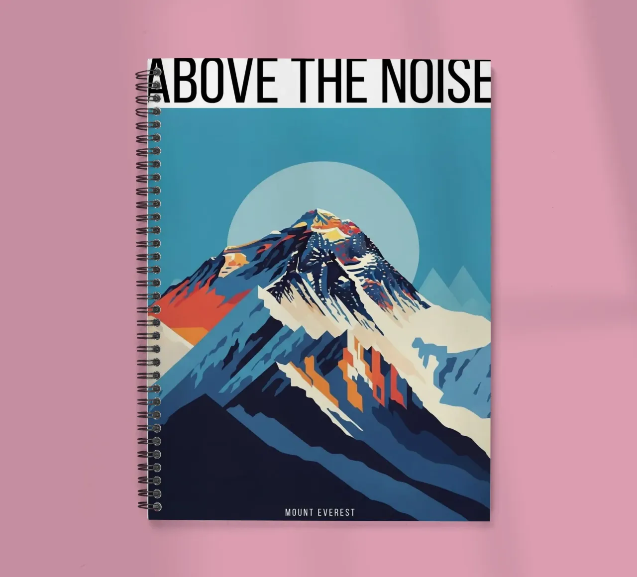 ABOVE THE NOISE - MOUNT EVEREST diario ad anelli da ZEN VACATION