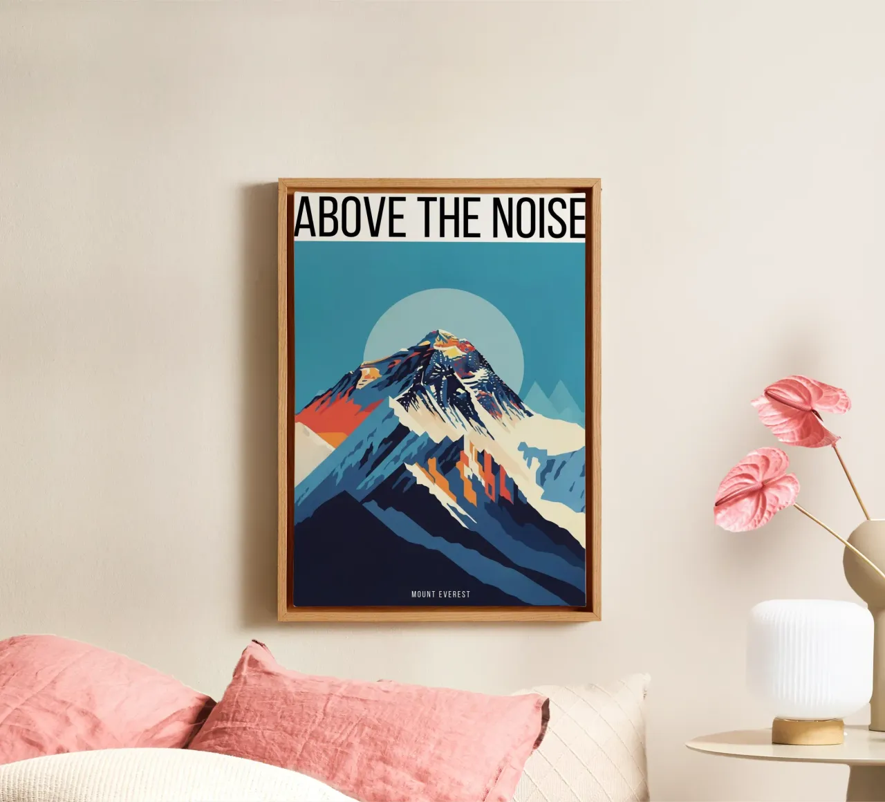 ABOVE THE NOISE - MOUNT EVEREST tela da ZEN VACATION