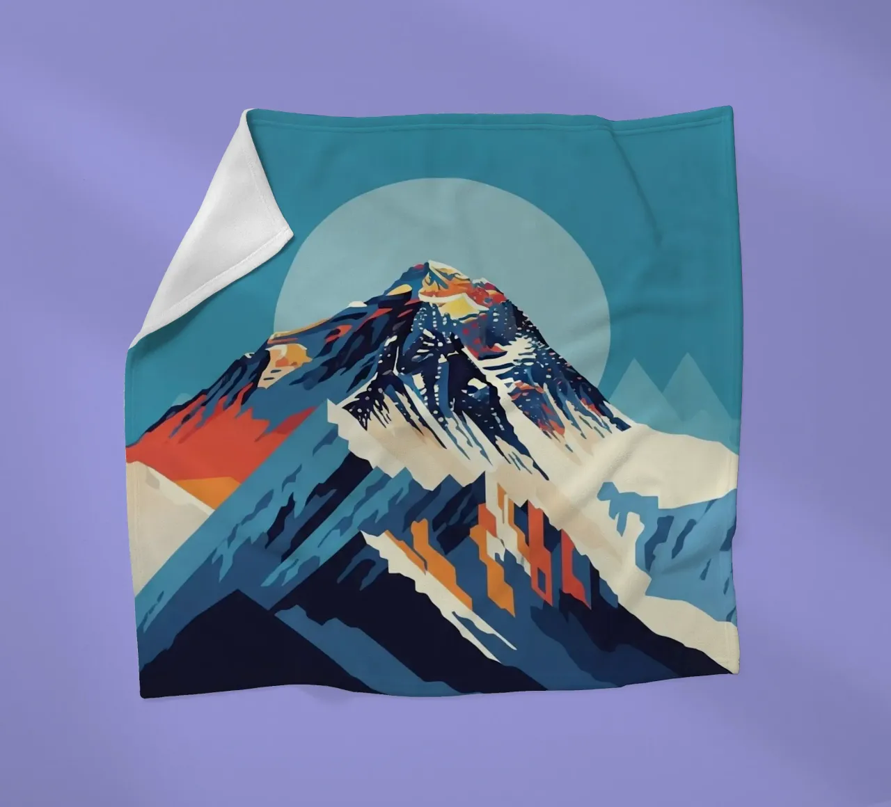 ABOVE THE NOISE - MOUNT EVEREST coperta in pile da ZEN VACATION