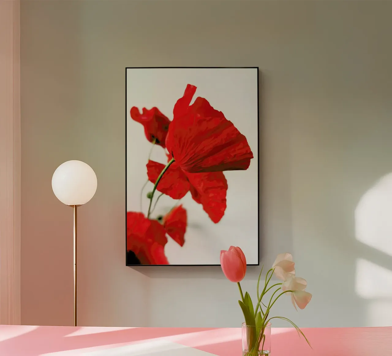 Poppies plexiglass da Angelo Cerantola