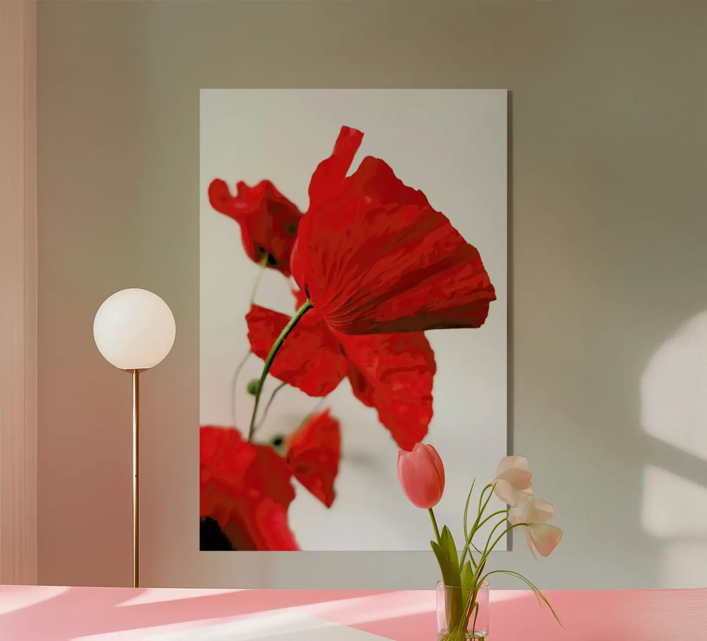 Poppies plexiglass da Angelo Cerantola