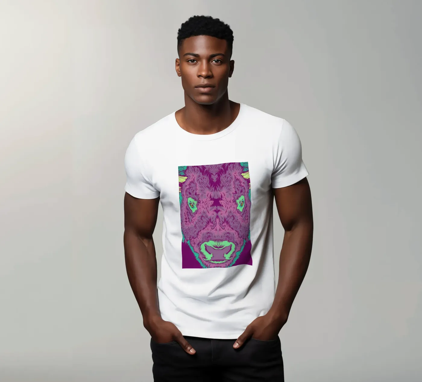 Bison t-shirt da Cranio Dsgn