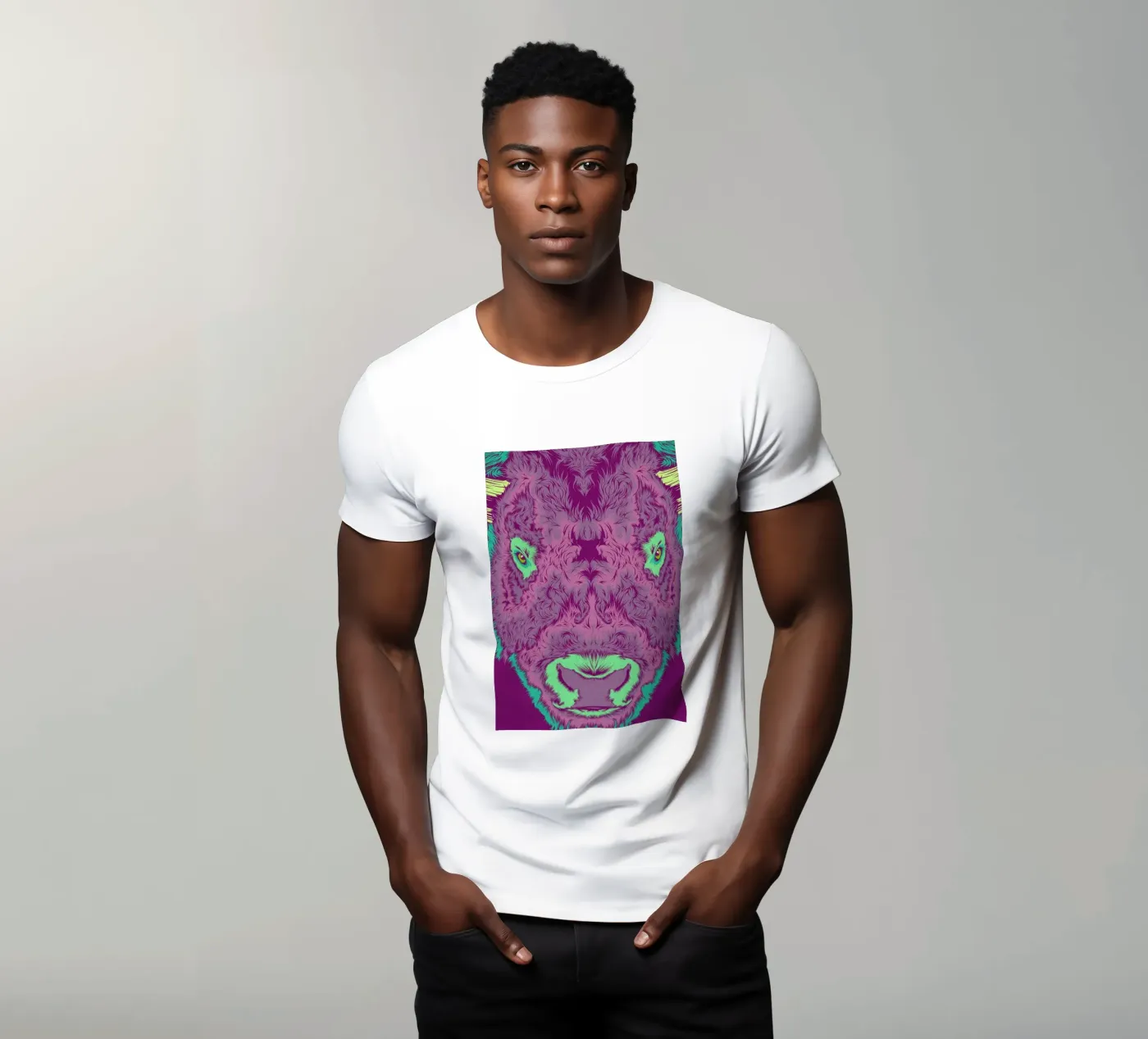 Bison t-shirt da Cranio Dsgn