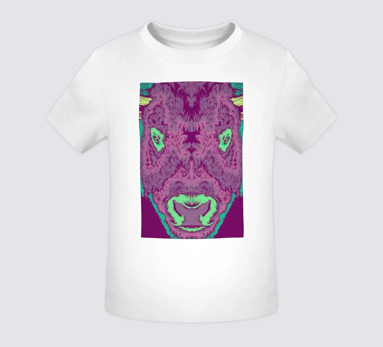 Bison maglietta neonato da Cranio Dsgn