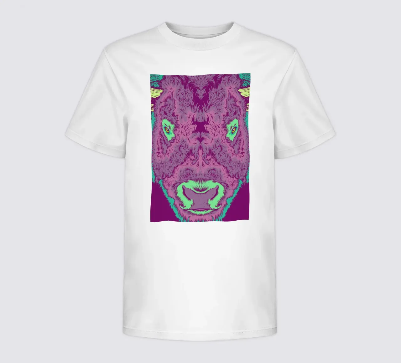 Bison kinder t-shirt van Cranio Dsgn