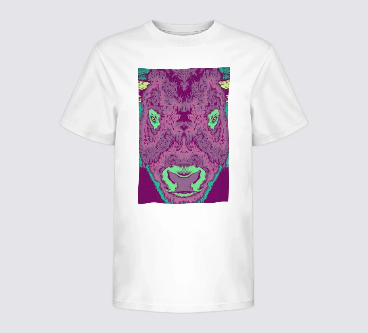 Bison kinder t-shirt van Cranio Dsgn