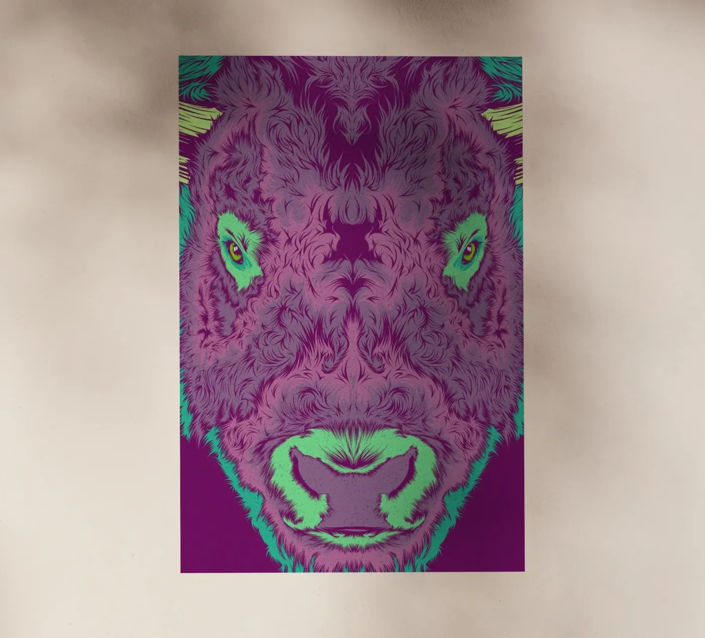 Bison backlit folie van Cranio Dsgn